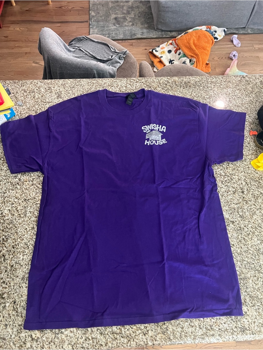 Gildan Purple Swisha House Short Sleeve Tee